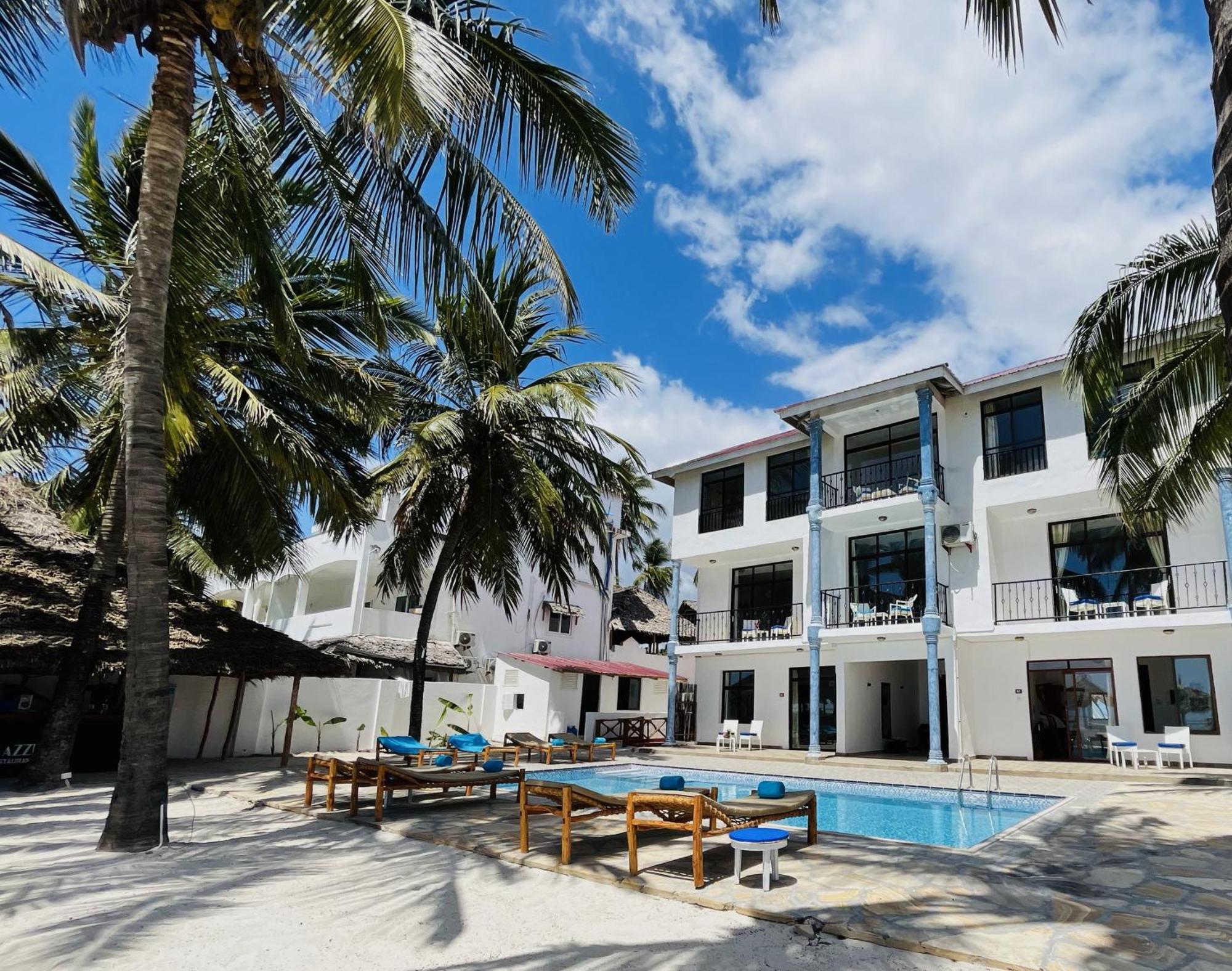 Bianco Azzurro Hotel & Restaurant Pwani Mchangani Exterior foto